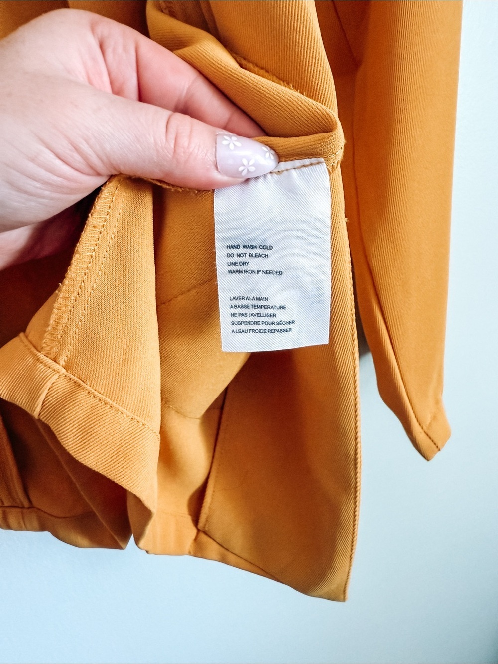 Elodie Mustard Yellow Open Front Blazer Lightweight Jacket Pockets Size S - Picture 4 of 4